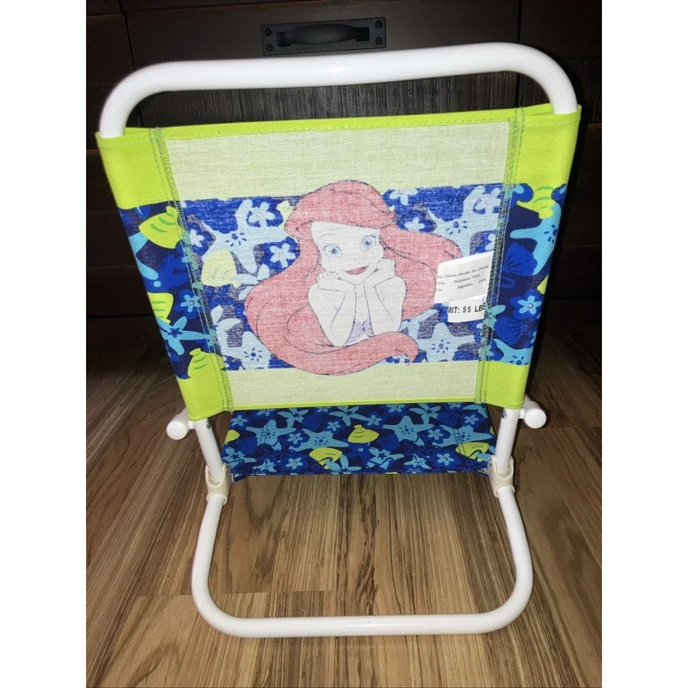 Vintage  90S Disney Little Mermaid Beach‎ Chair Folding Chair Rare New